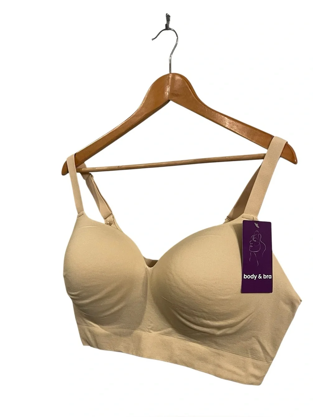 Body & Bra Supportive Comfort Beige 3XL NWT